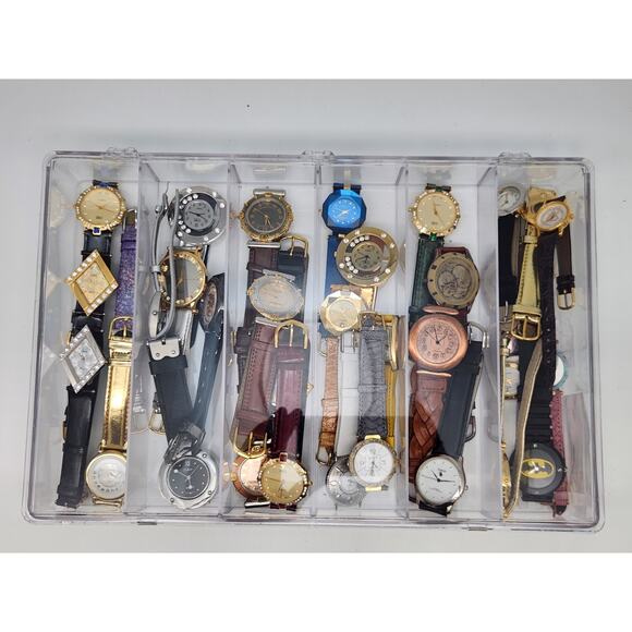 Lot Of 33 Assorted Womens Watches Vintage Modern - Tested Working main image 9